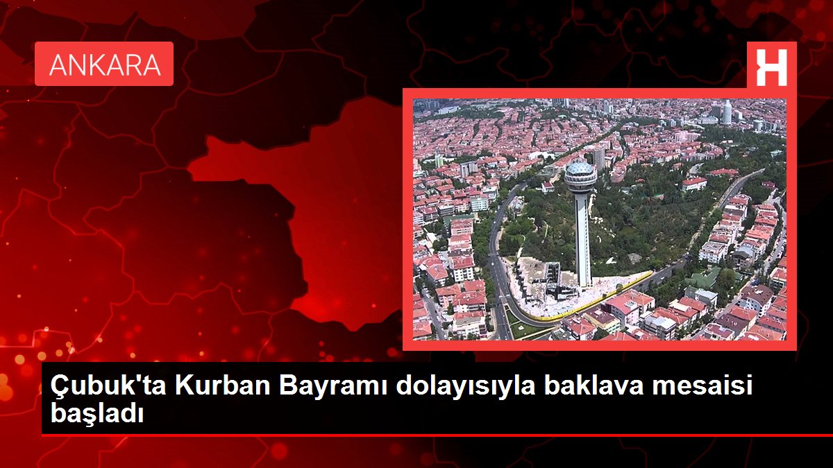 Ankara'nın Çubuk ilçesinde Kurban
