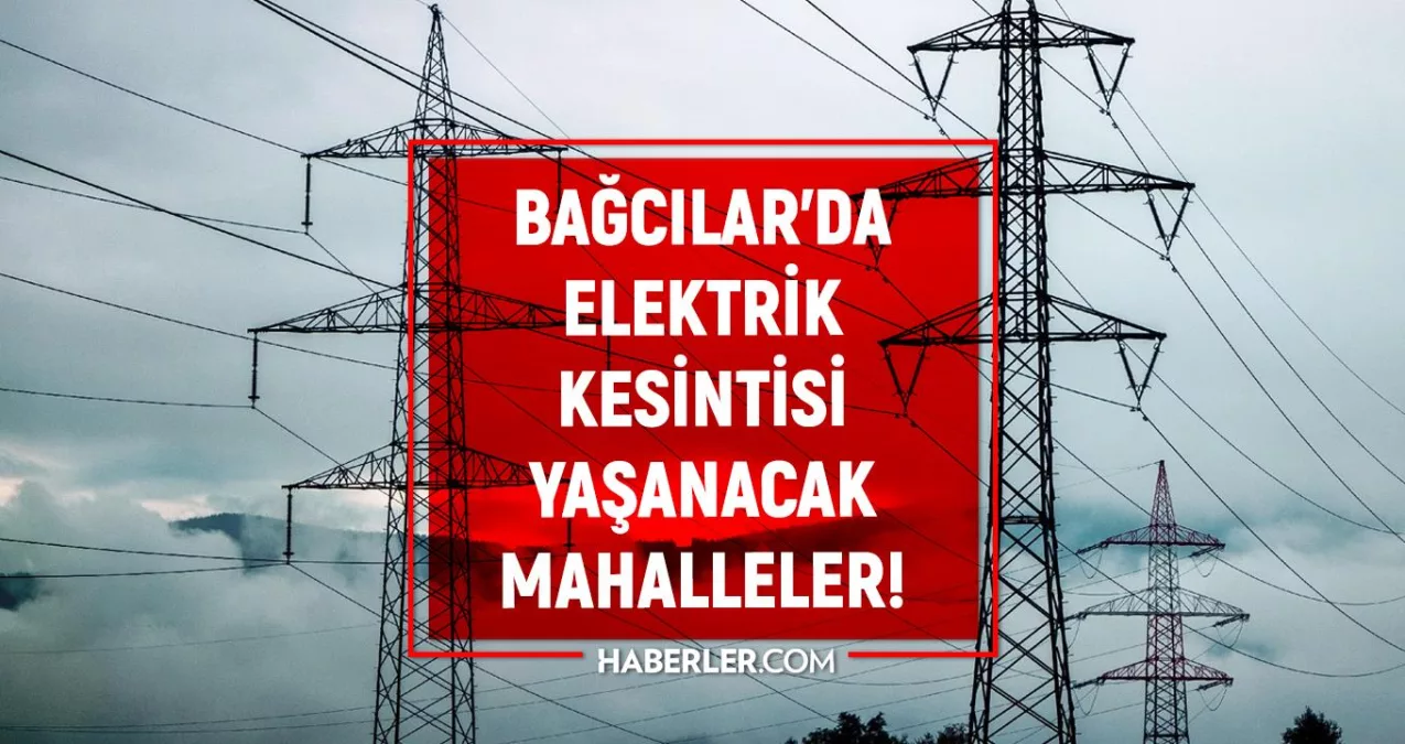 İstanbul Bağcılar ilçesinde elektrik